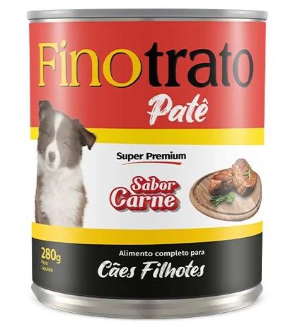 LATA FINO TRATO CAES FILHOTES 280 G