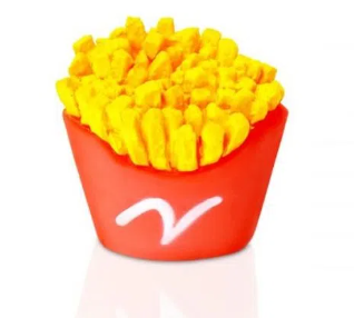 BRINQ BAT FRITA VINIL 9CM