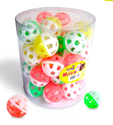 BRINQ CAT TOY CILINDROS C/GUIZO