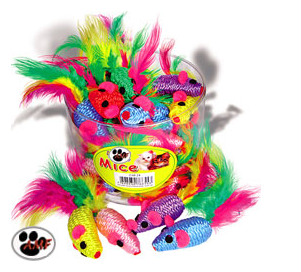 BRINQ CAT TOY RAT/PENACHO UN