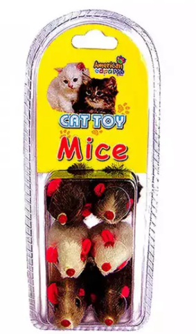 BRINQ CAT TOY RATINHOS UN