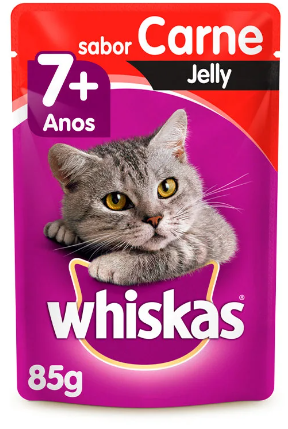 SACHE WHISKAS SENIOR CAR JELLY 85 G